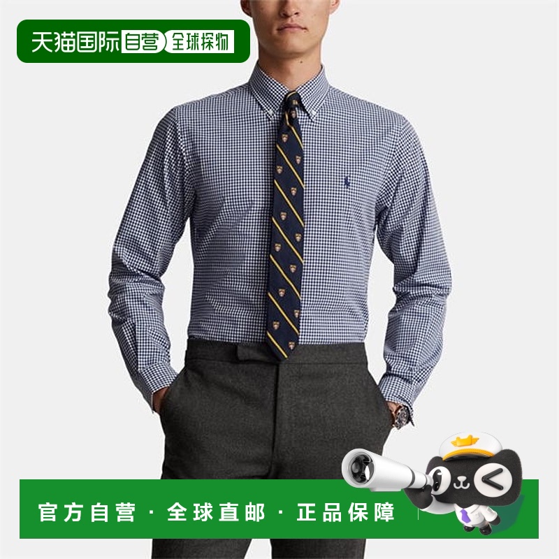1h可退 香港直邮Polo Ralph Lauren Polo 拉夫·劳伦 男士 长袖格