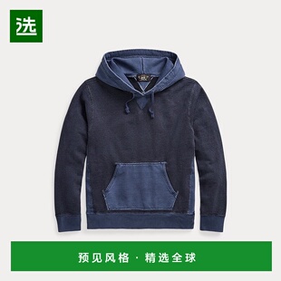 欧洲直邮RALPH LAUREN拉夫劳伦 RRL棉质连帽衫卫衣