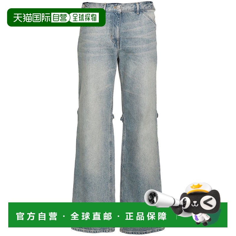 1h可退 COURREGES 女士牛仔裤 124DPA214DE00167011直筒裤