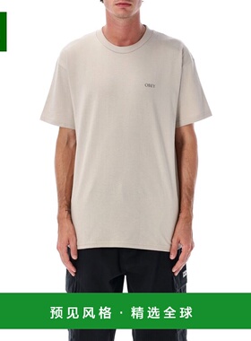 1h可退 香港直邮Obey 男士 服從和平正義圖案T卹 165264238