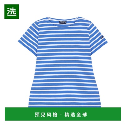 香港直邮SAINT JAMES 女士T恤 84149J SS2025 花色 条纹图案T恤
