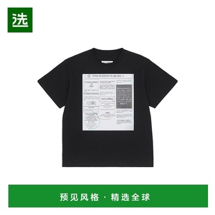 报纸印花T恤 Margiela S52GC0337S24312 Maison 香港直邮Mm6