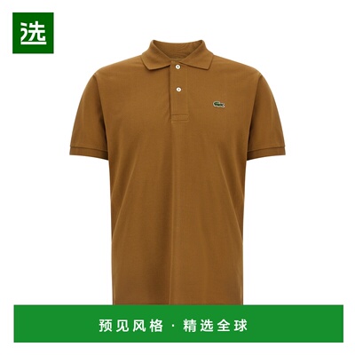 1h可退 香港直邮Lacoste 法国鳄鱼 男士 徽标拼缀Polo衫 L1212DPC