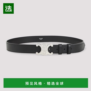 香港直邮CELINE 男士腰带 45BIE3AUY38SI SS2026 黑色 Belts