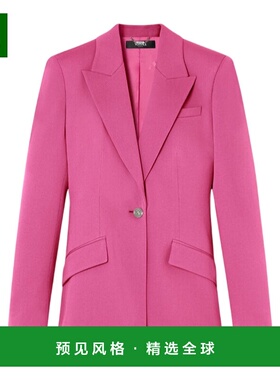 香港直邮Versace 羊毛单排扣西装外套 10180181A12595