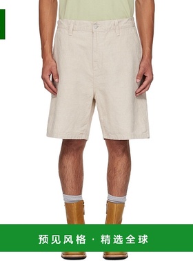 香港直邮CARHARTT WIP 男士 灰白色 Walter Single Knee 短裤 I03