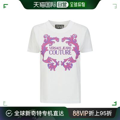 香港直邮Versace Jeans logo图案T恤 76HAHG02CJ00G