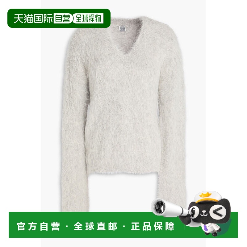 1h可退 香港直邮TOTÊME 女士 磨毛羊驼毛混纺毛衣 241WRT1032YA00