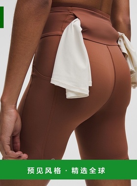 1h可退 欧洲直邮LULULEMON露露乐檬 Go Further 高腰跑步短裤 20