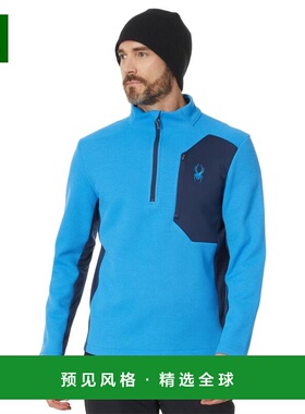 1h可退 【美国直邮】Spyder Bandit 1 2 Zip 男装毛呢大衣 轻质针