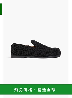 香港直邮J.W. Anderson 女士 钩编乐福鞋 ANW42223A19540999BLACK