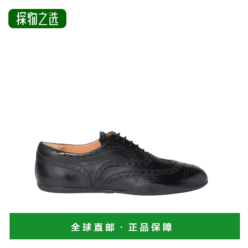 香港直邮Miu Miu 圆头休闲鞋 5E511E7V6F005