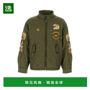 1h可退 香港直邮Baracuta 男士 军绿尼龙夹克 BRCPS1092 green绿