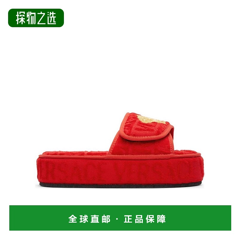 香港直邮Versace Medusa 徽标拖鞋 ZSL000003ZCOSP052Z4003Z4003