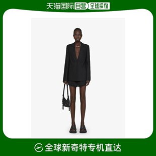 欧洲直邮GIVENCHY 女士 LOGO拉链短裤 纪梵希