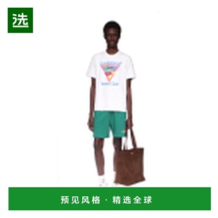 香港直邮CASABLANCA 男士T恤 MPF25JTS00101 AW2025 白色 Short s