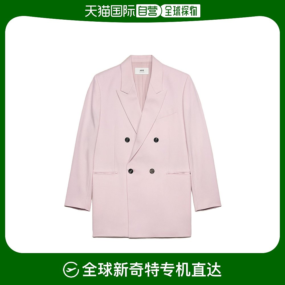 香港直邮Ami Paris 长袖西装外套 FBV311WV0026 女装/女士精品 短外套 原图主图