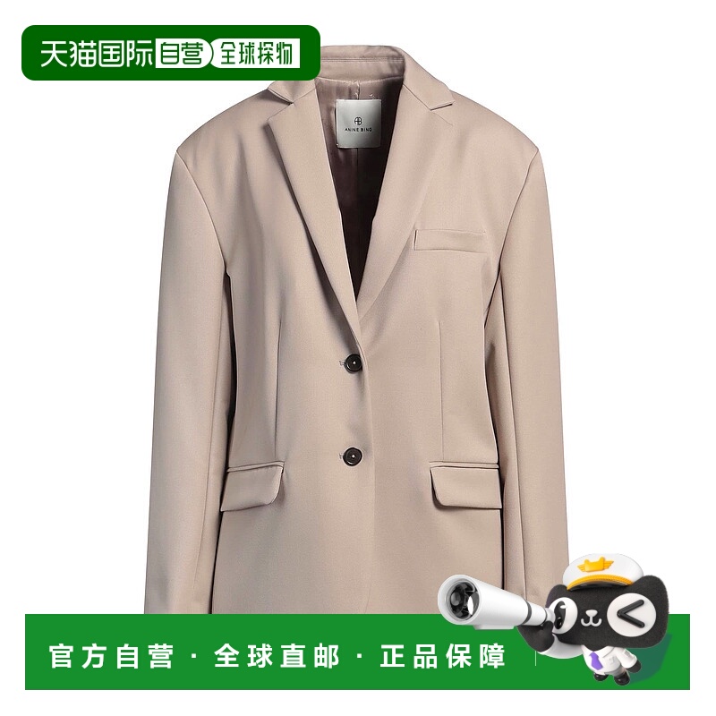 1h可退 香港直邮ANINE BING 女士 西装外套 brown棕色 舒适时尚