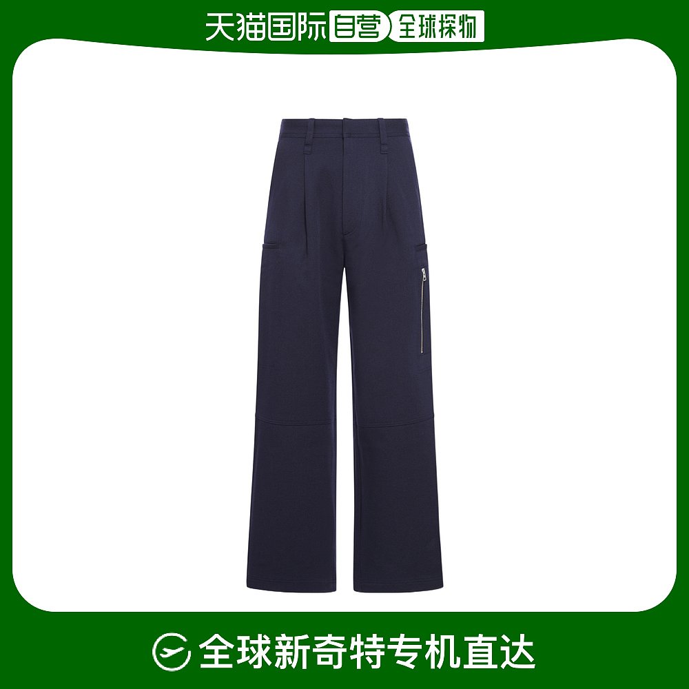 香港直邮Ami Paris 直筒休闲裤 HTR301WV0030.显瘦外穿休闲百搭