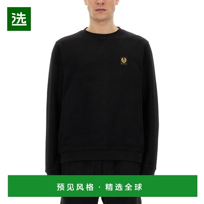 1h可退 香港直邮Belstaff 贝达弗 男士 带Logo拼缀运动衫 100049
