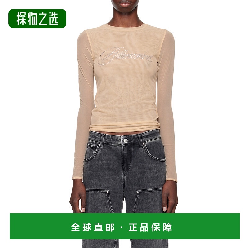 香港直邮Blumarine 长袖弹性T恤 2T074A