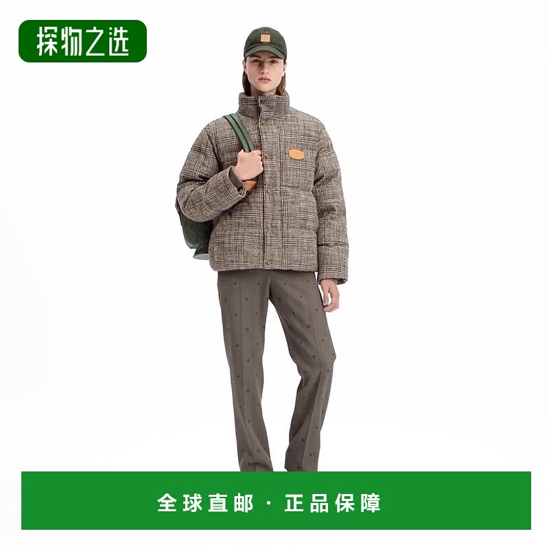 1h可退 欧洲直邮LV路易威登 Remix男士棕色小牛皮老花图案短靴