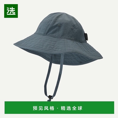 欧洲直邮PATAGONIA 儿童灰蓝色尼龙帽子