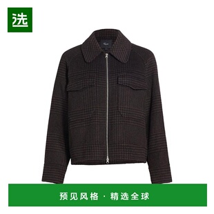 1h可退 【美国直邮】Rails Cheyenne 格子短外套 女士羊毛混纺外