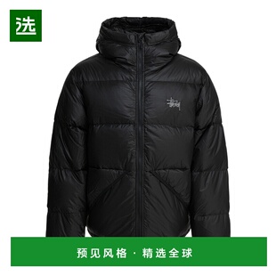 香港直邮STUSSY 男士外套 11568518940 AW2025 黑色 长袖羽绒服
