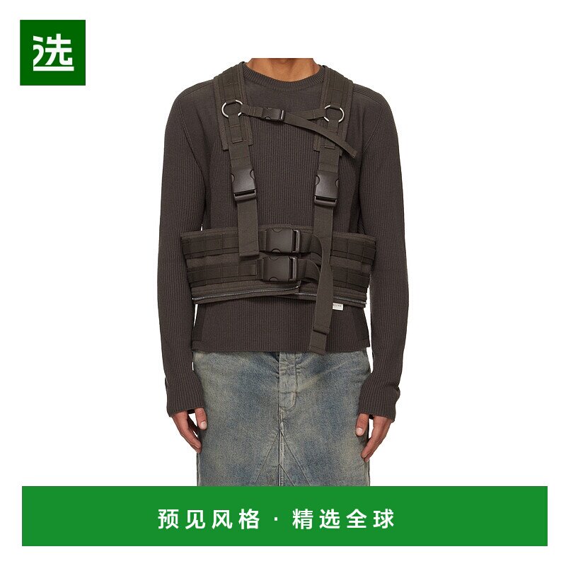 1h可退 香港直邮Rick Owens Concordians 马甲 RL02E1474CTW