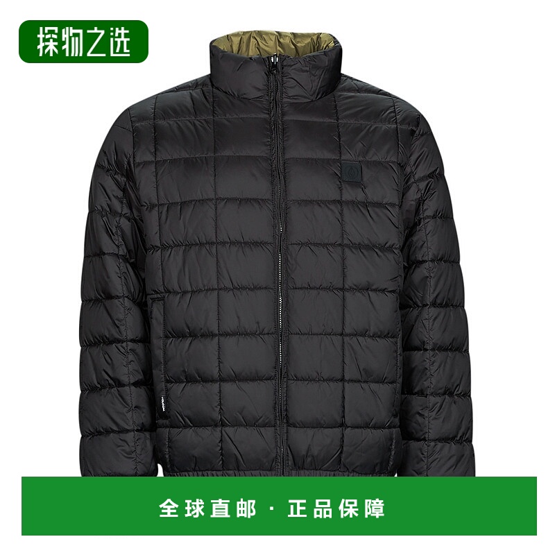 欧洲直邮Volcom 男士 WALLTZERD JACKET 羽绒服 黑色高端流行休闲