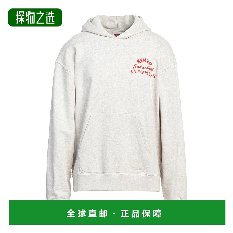 香港直邮kenzo 高田贤三 男士 连帽运动衫 grey灰色 舒适时尚