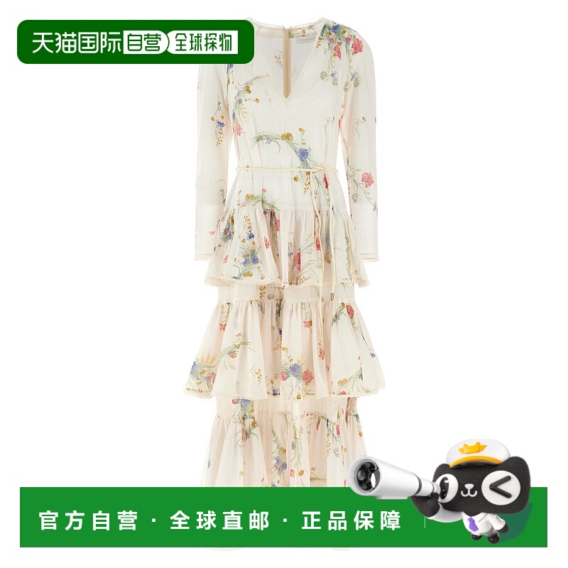 香港直邮ZIMMERMANN 女士 'Lucky Maxi' 连衣裙 4729DSS252CRMBQF
