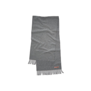 欧洲直邮Acne Studios艾克妮男女同款围巾灰色简约舒适绒线流苏