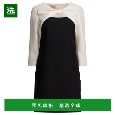 香港直邮VALENTINO 女士连衣裙 8B3VAJ061CF0NA SS2026 黑色