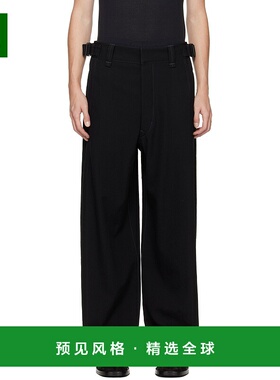 1h可退 香港直邮Lemaire 男士 黑色 Maxi Utility 长裤 PA1249LF1