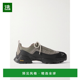 香港直邮1h可退 Roa 男士 Katharina Ripstop 浅橡胶皮革边运动鞋