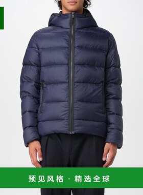 香港直邮FAY 男士夹克 NAM32510620XMHU807 AW2025 蓝色 DB FRONT