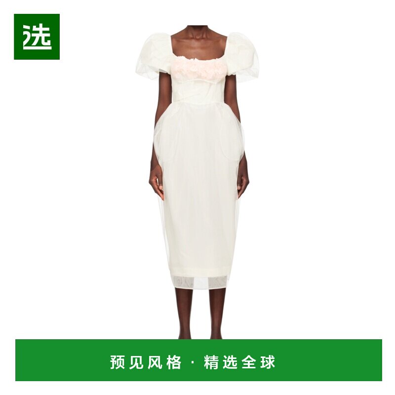 香港直邮SIMONE ROCHA 女士连衣裙 7378F0469TULLEIVORY SS2025