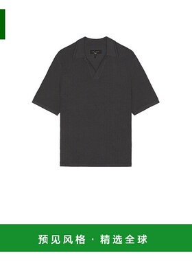 1h可退 香港直邮rag bone 瑞格布恩 男士 Johnny 罗纹Polo衫 MBS2