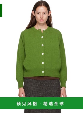 1h可退 香港直邮DAUGHTER 女士 绿色 Ada Crewneck 开衫 HKN03901