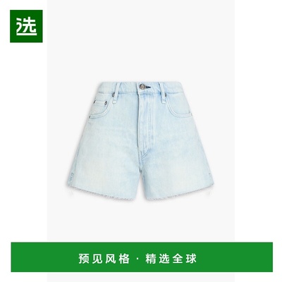 1h可退 香港直邮rag bone 瑞格布恩 女士 牛仔短裤 WDD24S1924F2V