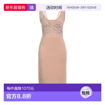 1h可退 香港直邮Herve Leger 荷芙妮格 女士 中长连衣裙