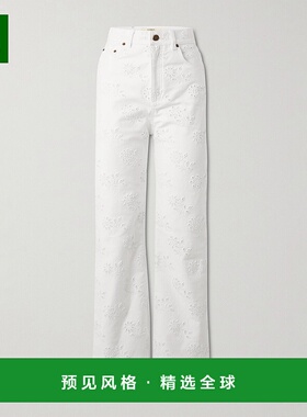 1h可退 香港直邮Chloe 蔻依 女士 白色牛仔裤 CH25ADP06260喇叭裤