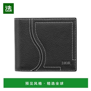 香港直邮Dior DIO73Y49 logo标识双折钱包