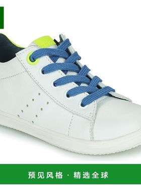 欧洲直邮Little Mary 男孩 DUSTIN 低帮板鞋 白色运动鞋