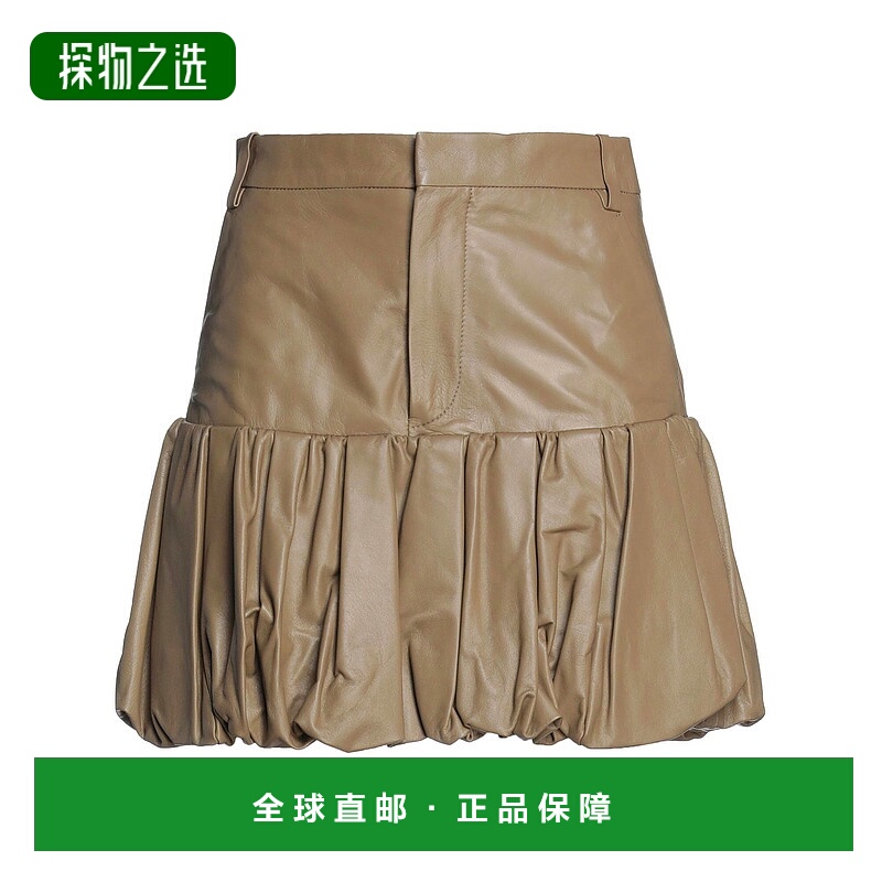 香港直邮Dsquared2 二次方 女士 迷你半身裙 brown棕色 舒适时尚