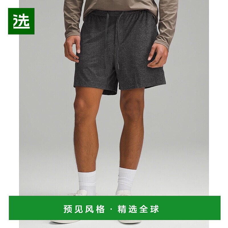 1h可退 欧洲直邮LULULEMON露露乐檬 Soft Jersey短裤 13厘米