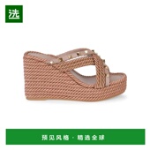 香港直邮VALENTINO 棕色 AW2021 女士芭蕾乐福鞋 VW2S0AX7BAEP45