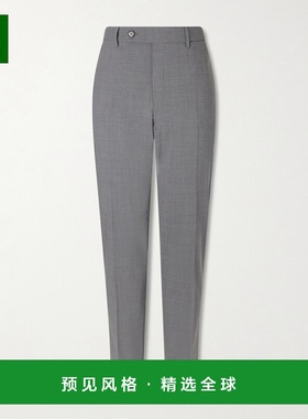 1h可退 香港直邮Slowear 男士 锥形初剪羊毛混纺西装裤 1T0099904